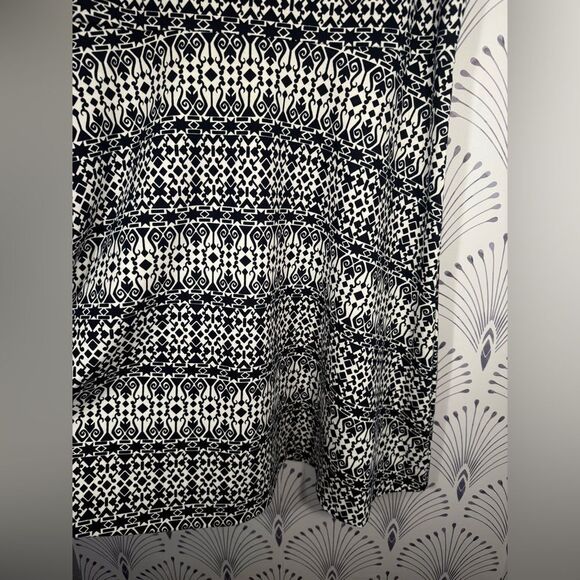 Talbots Black and White Patterned Dress XLp - Picture 5 of 8
